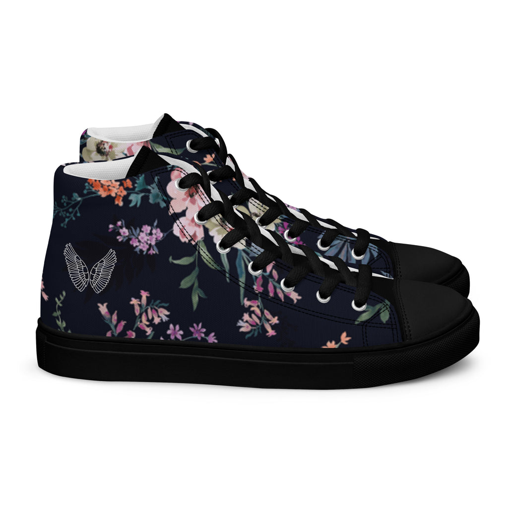 Melivero High-Top Sneaker Unisex – Canvas Leinenschuhe | Schwarz Weiß | EU 37,5–47,5 Melivero