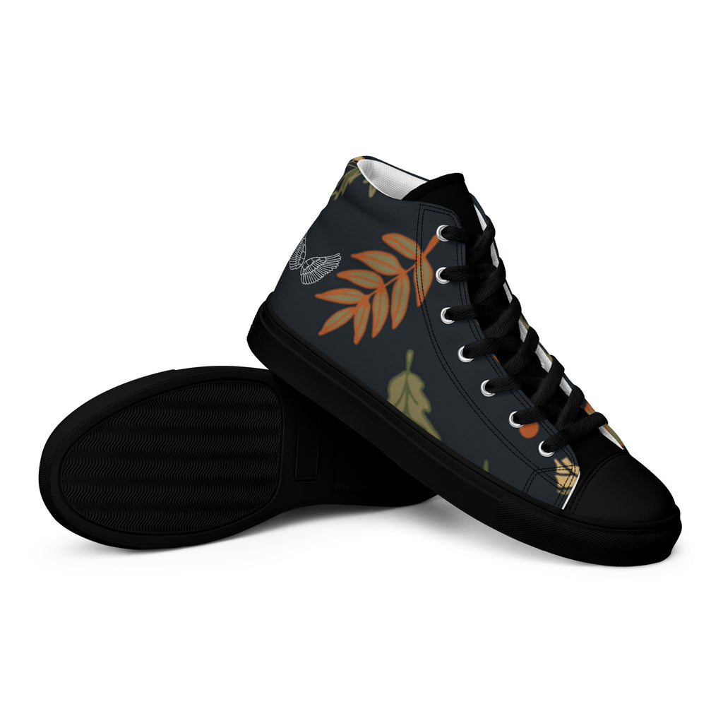 High-Top Canvas Sneaker Herren – Schwarz & Weiß | Melivero Melivero