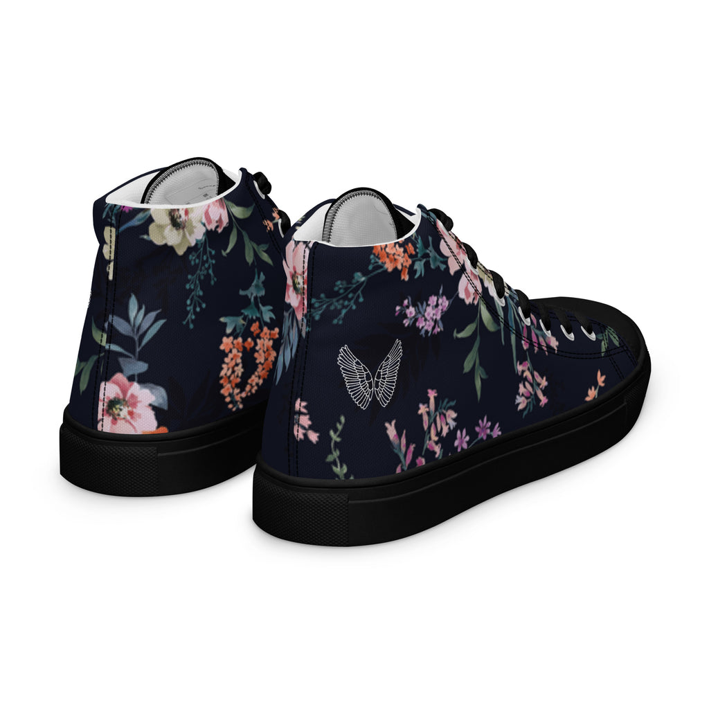 Melivero High-Top Sneaker Unisex – Canvas Leinenschuhe | Schwarz Weiß | EU 37,5–47,5 Melivero