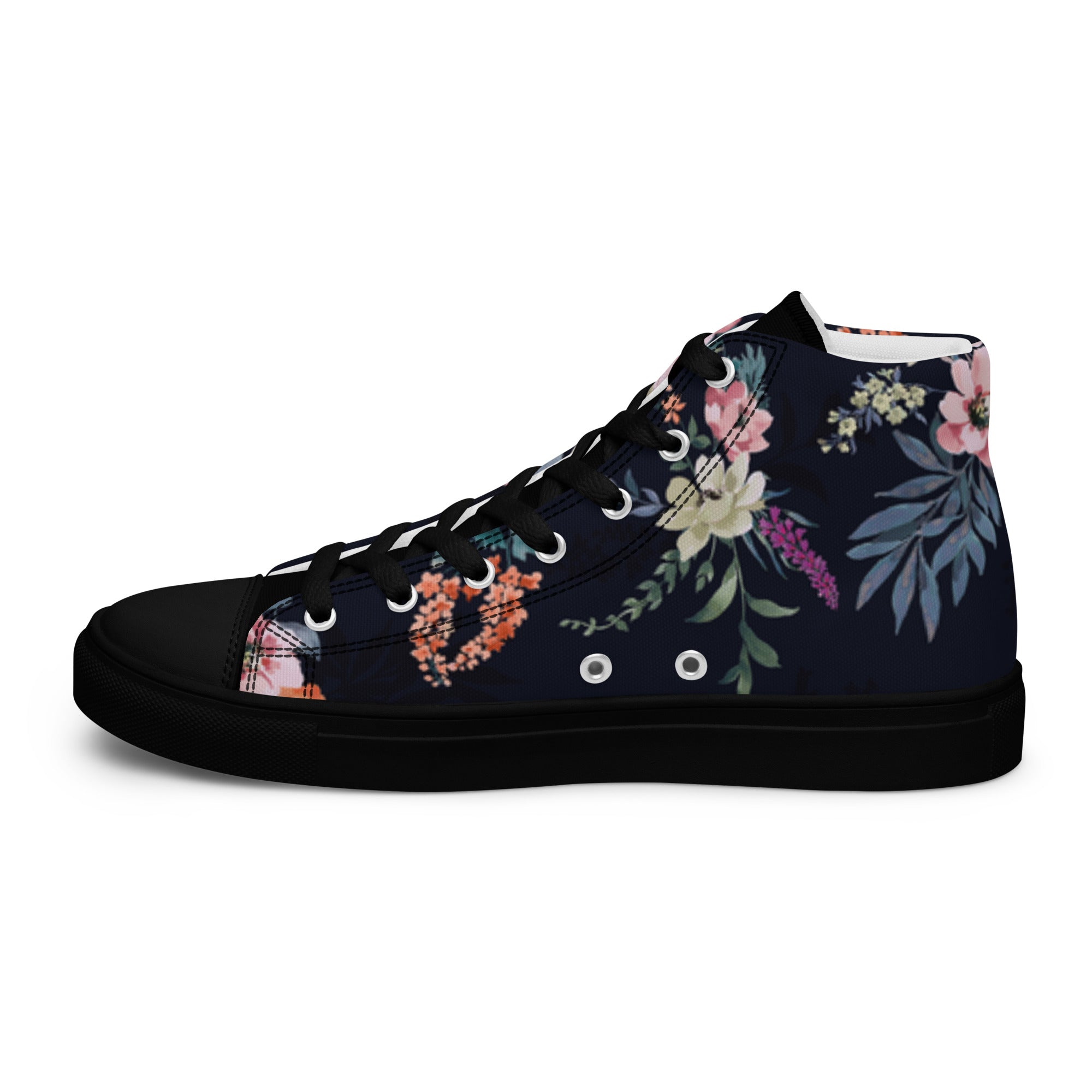 Melivero High-Top Sneaker Unisex – Canvas Leinenschuhe | Schwarz Weiß | EU 37,5–47,5 Melivero