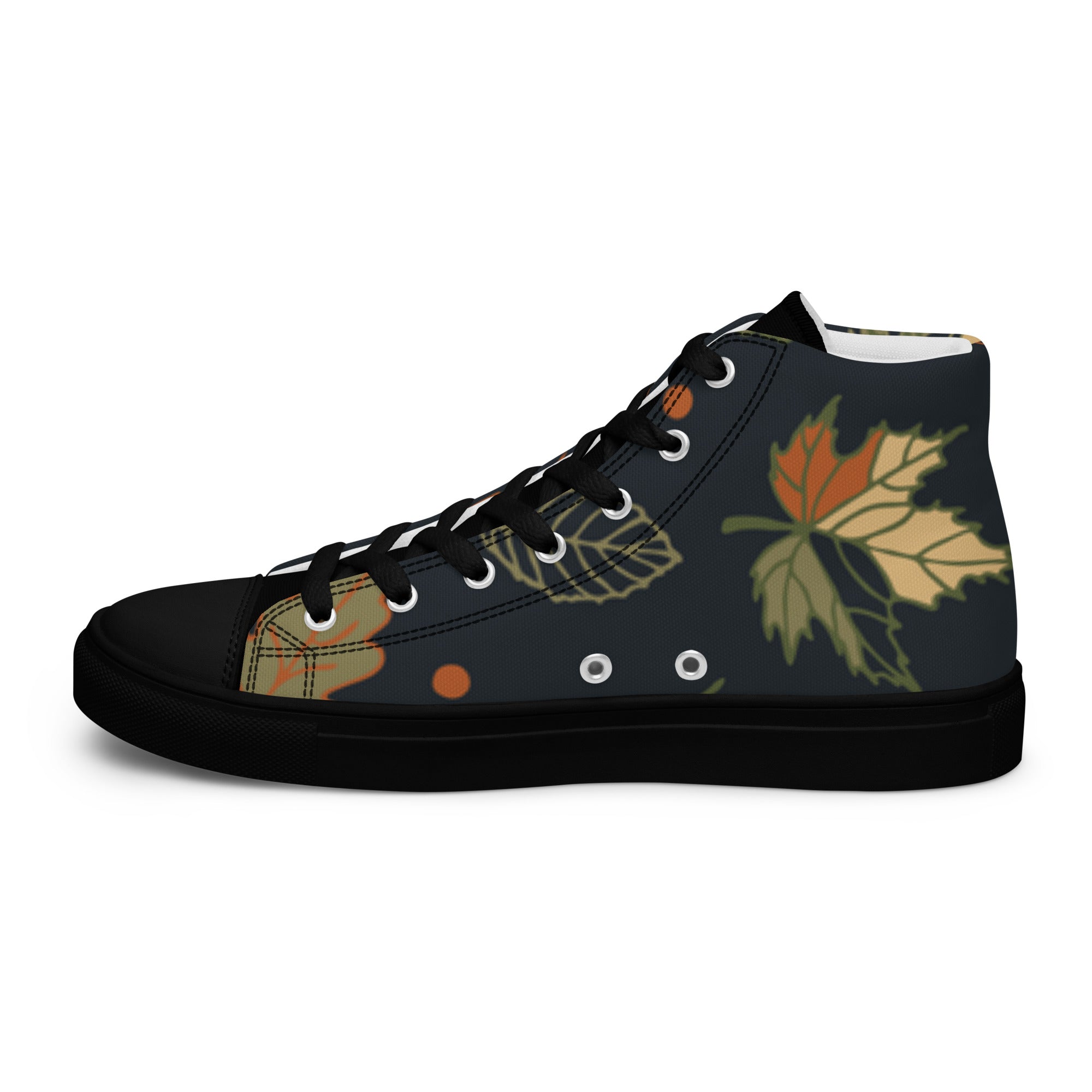 High-Top Canvas Sneaker Herren – Schwarz & Weiß | Melivero Melivero