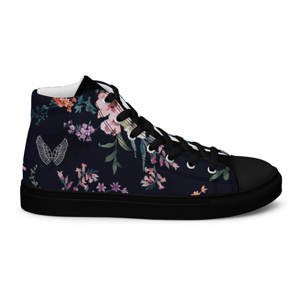 Melivero High-Top Sneaker Unisex – Canvas Leinenschuhe | Schwarz Weiß | EU 37,5–47,5 Melivero