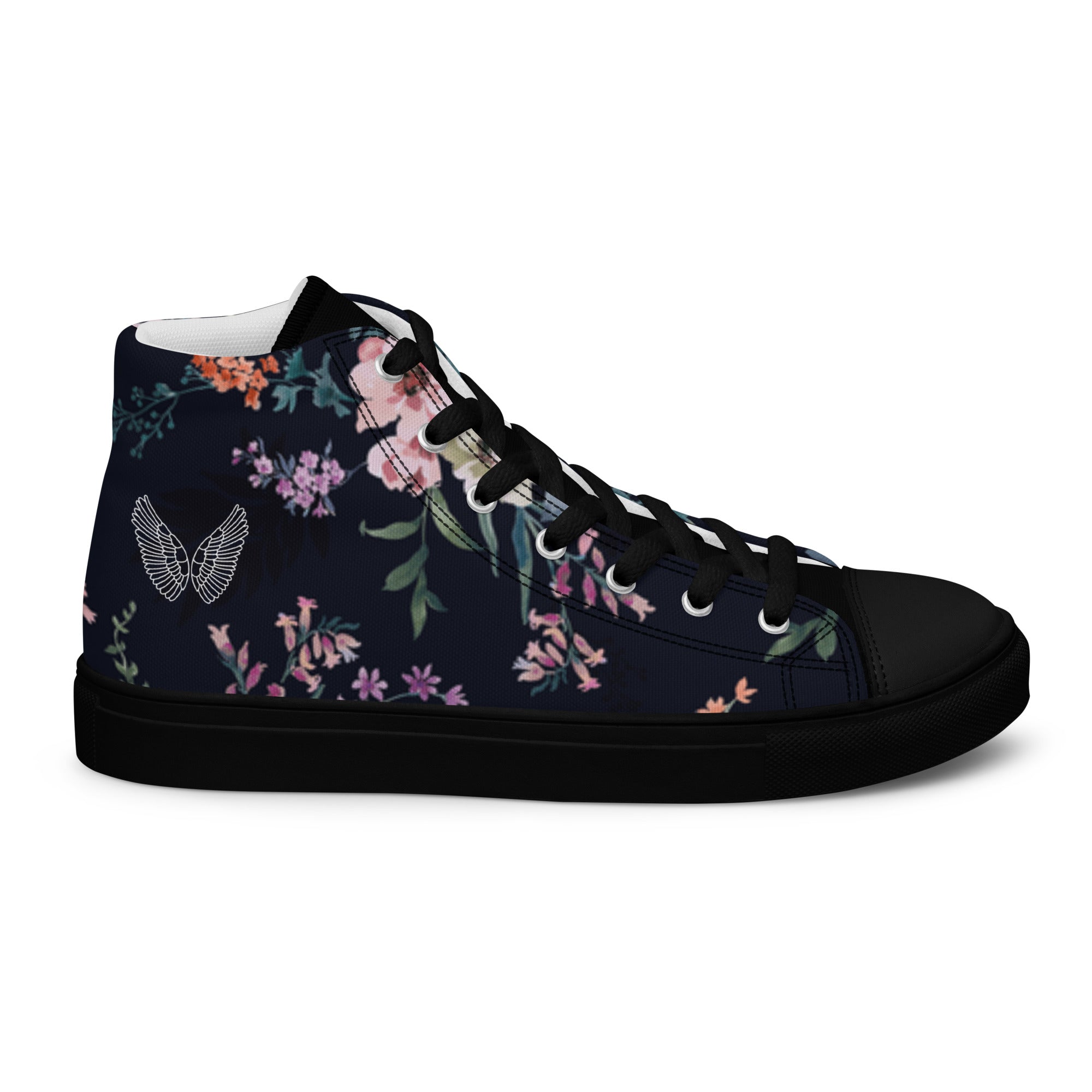 Melivero High-Top Sneaker Unisex – Canvas Leinenschuhe | Schwarz Weiß | EU 37,5–47,5 Melivero