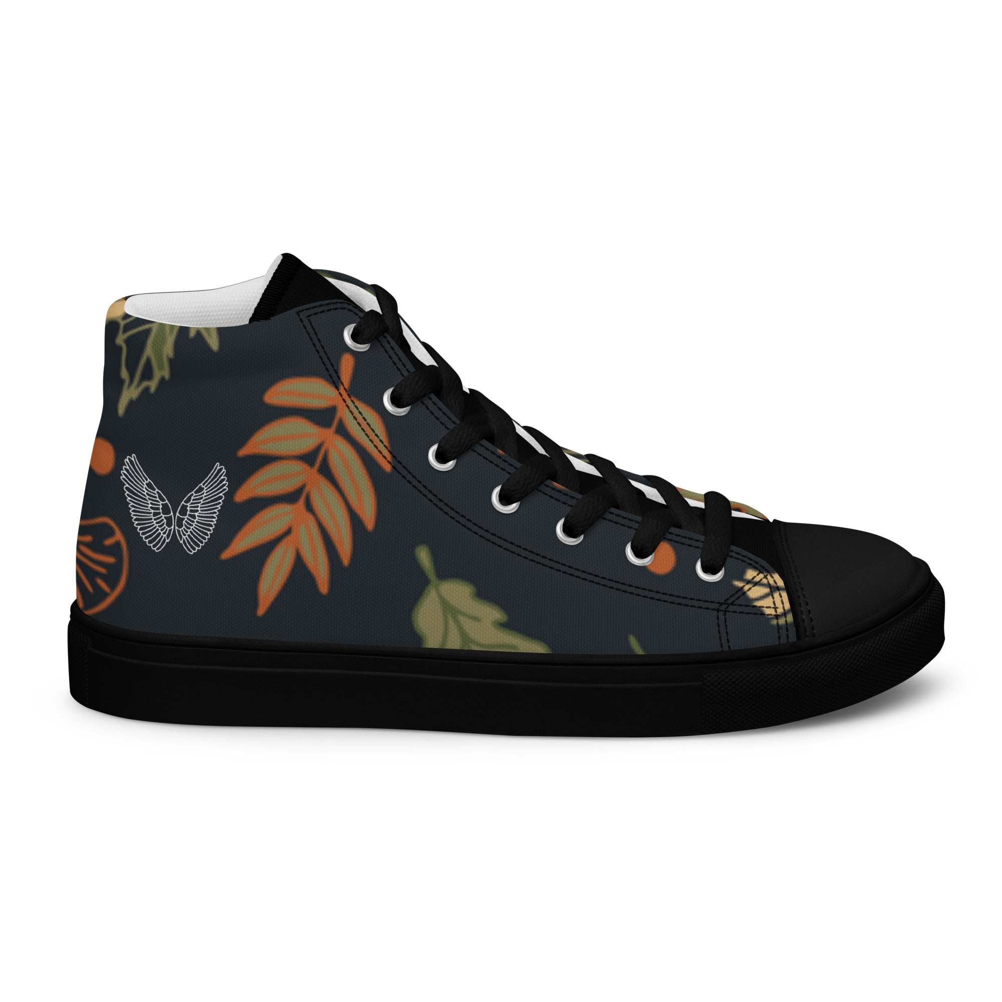 High-Top Canvas Sneaker Herren – Schwarz & Weiß | Melivero Melivero
