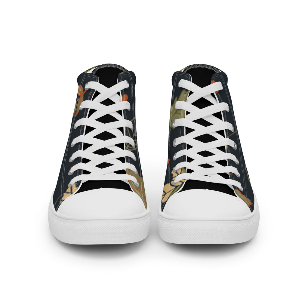 High-Top Canvas Sneaker Herren – Schwarz & Weiß | Melivero Melivero