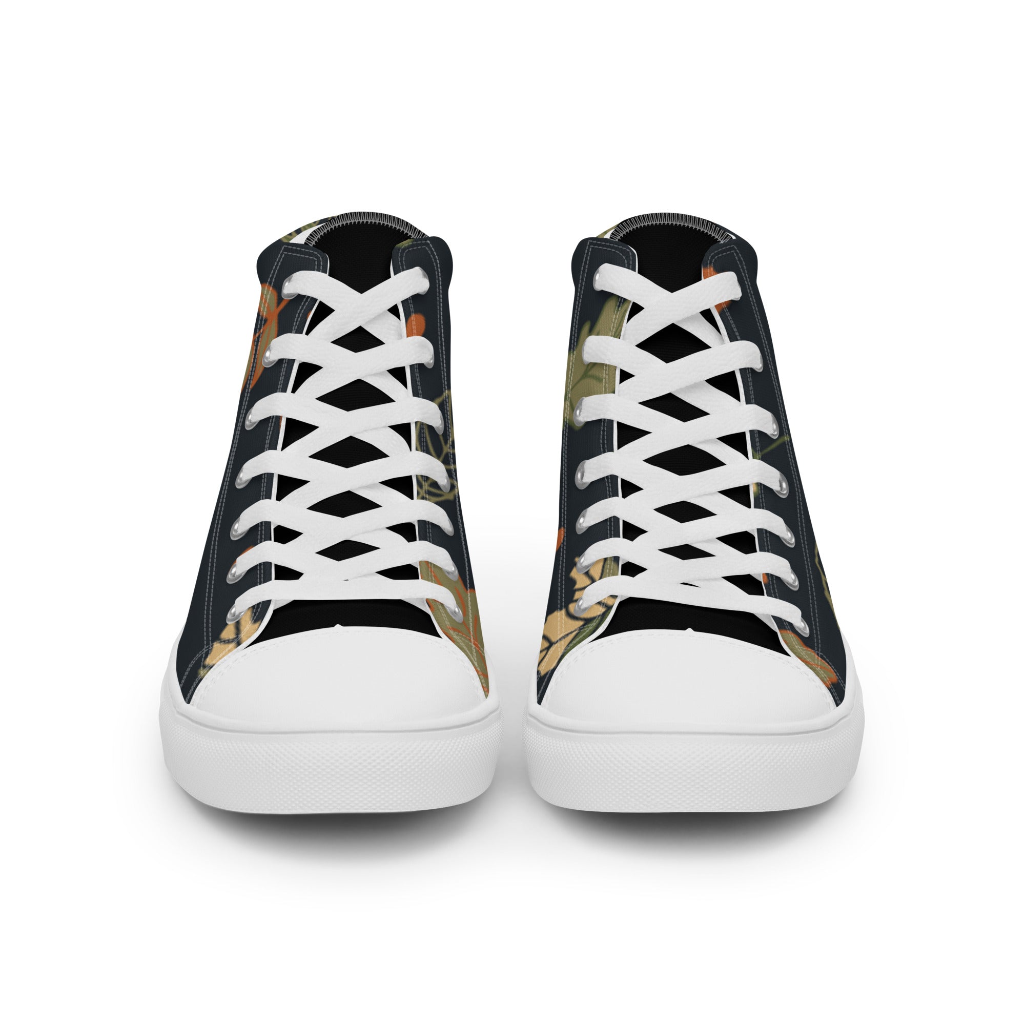 High-Top Canvas Sneaker Herren – Schwarz & Weiß | Melivero Melivero