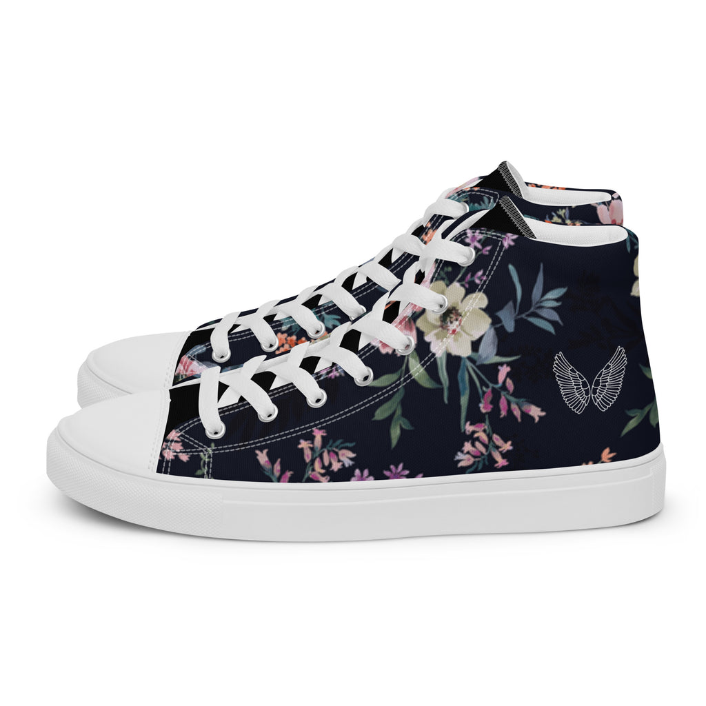 Melivero High-Top Sneaker Unisex – Canvas Leinenschuhe | Schwarz Weiß | EU 37,5–47,5 Melivero