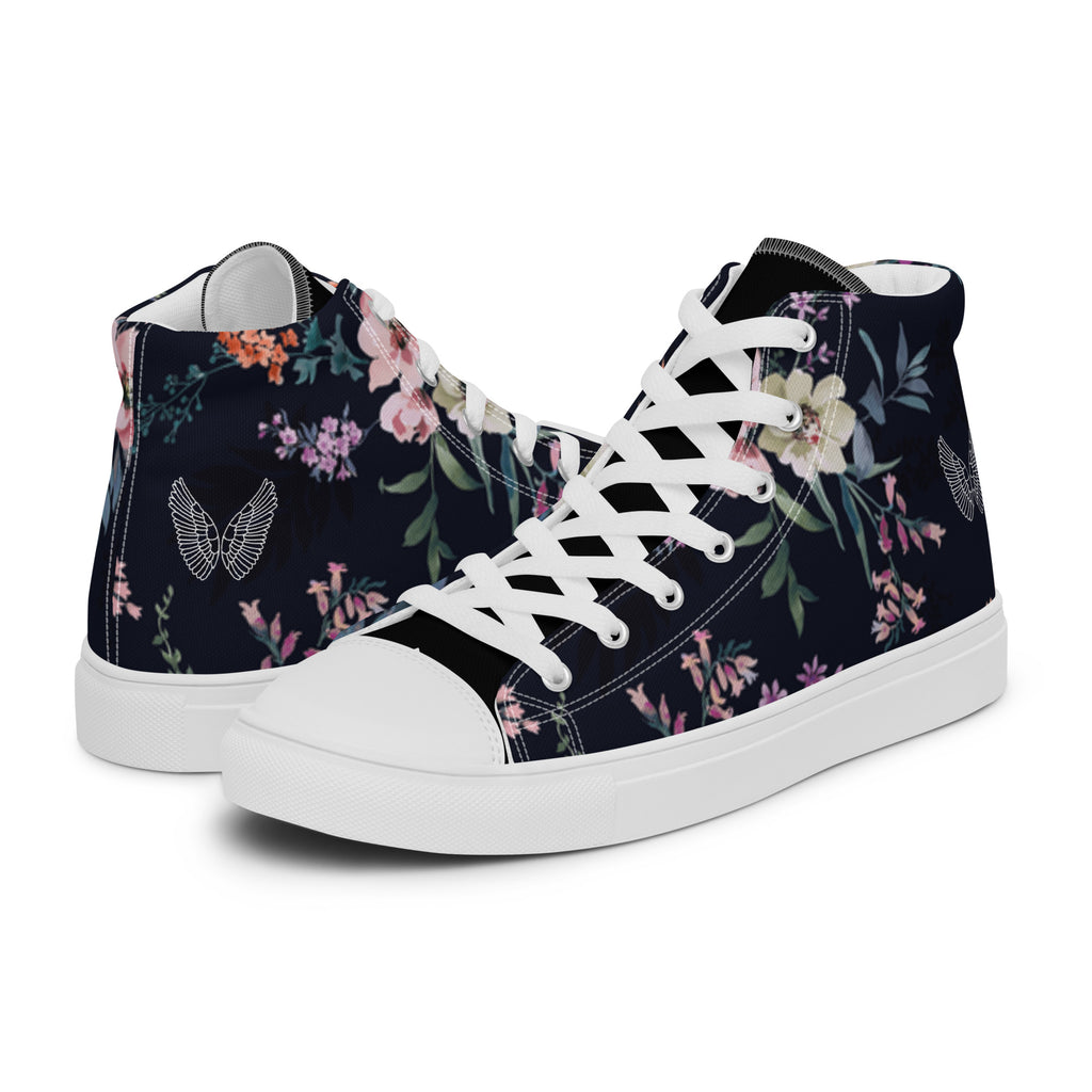 Melivero High-Top Sneaker Unisex – Canvas Leinenschuhe | Schwarz Weiß | EU 37,5–47,5 Melivero