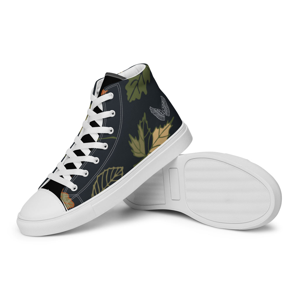 High-Top Canvas Sneaker Herren – Schwarz & Weiß | Melivero Melivero
