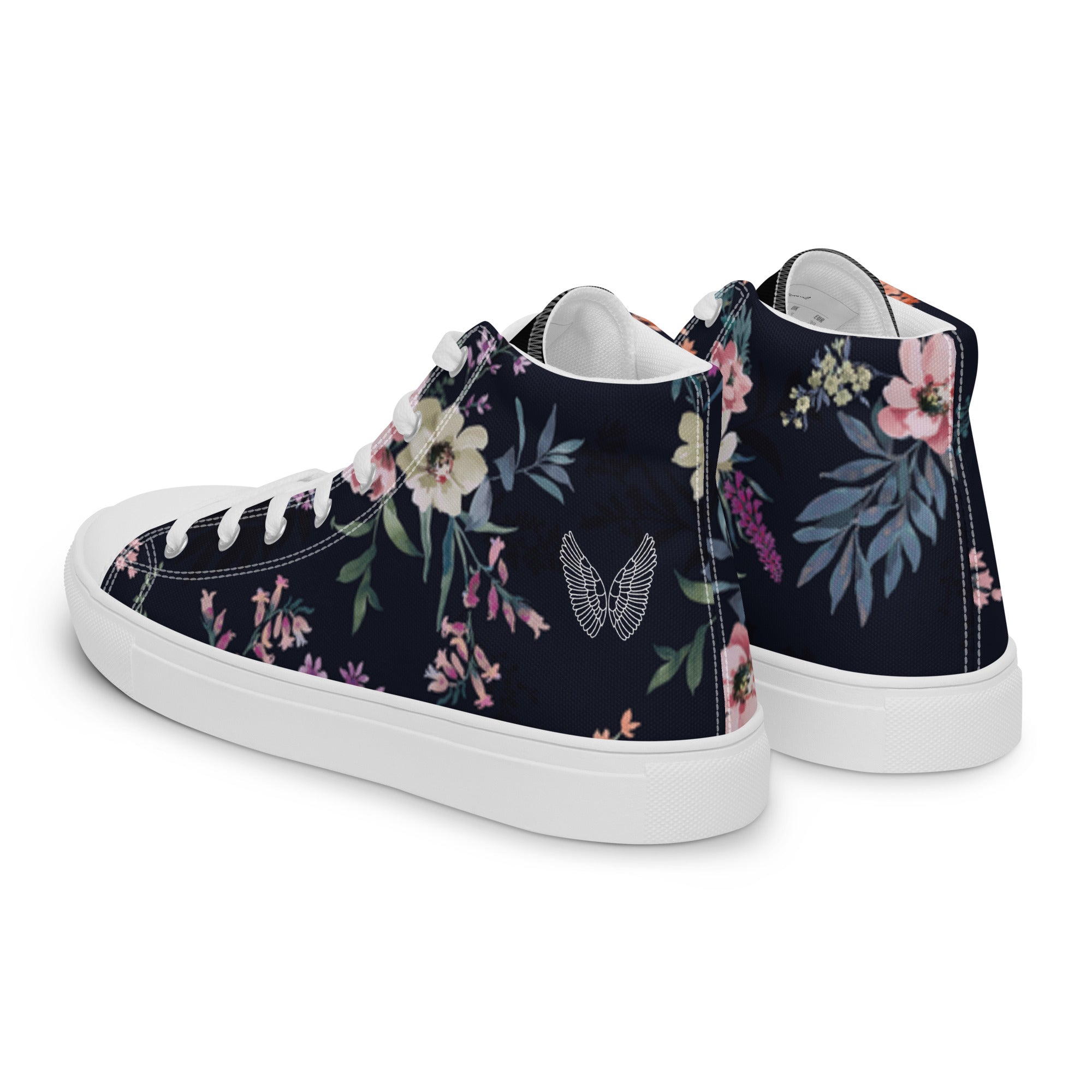 Melivero High-Top Sneaker Unisex – Canvas Leinenschuhe | Schwarz Weiß | EU 37,5–47,5 Melivero