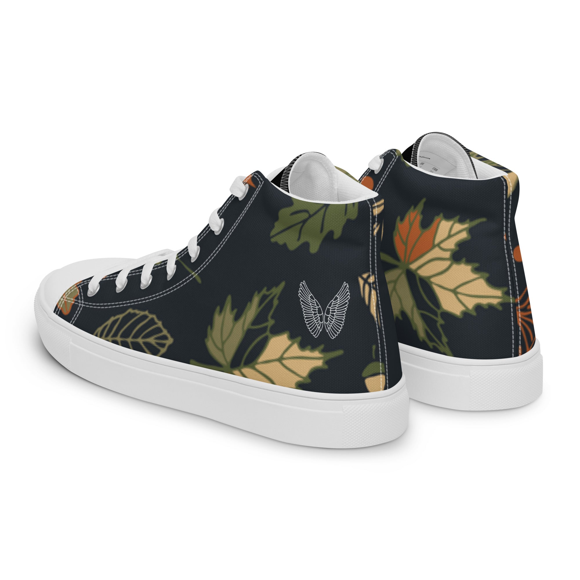 High-Top Canvas Sneaker Herren – Schwarz & Weiß | Melivero Melivero