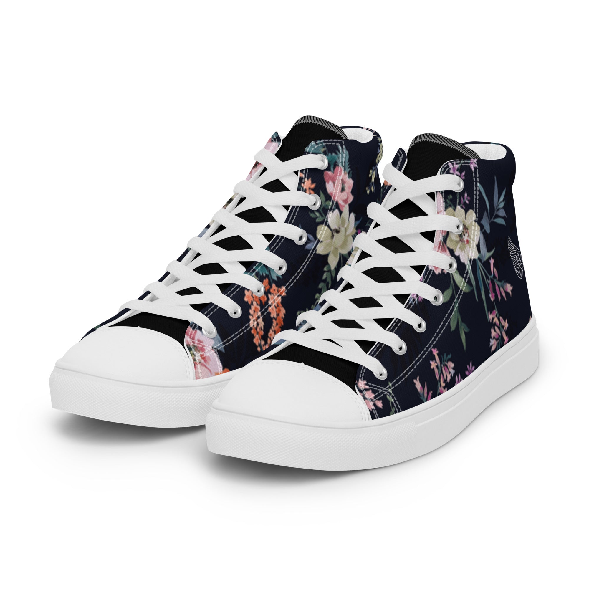 Melivero High-Top Sneaker Unisex – Canvas Leinenschuhe | Schwarz Weiß | EU 37,5–47,5 Melivero