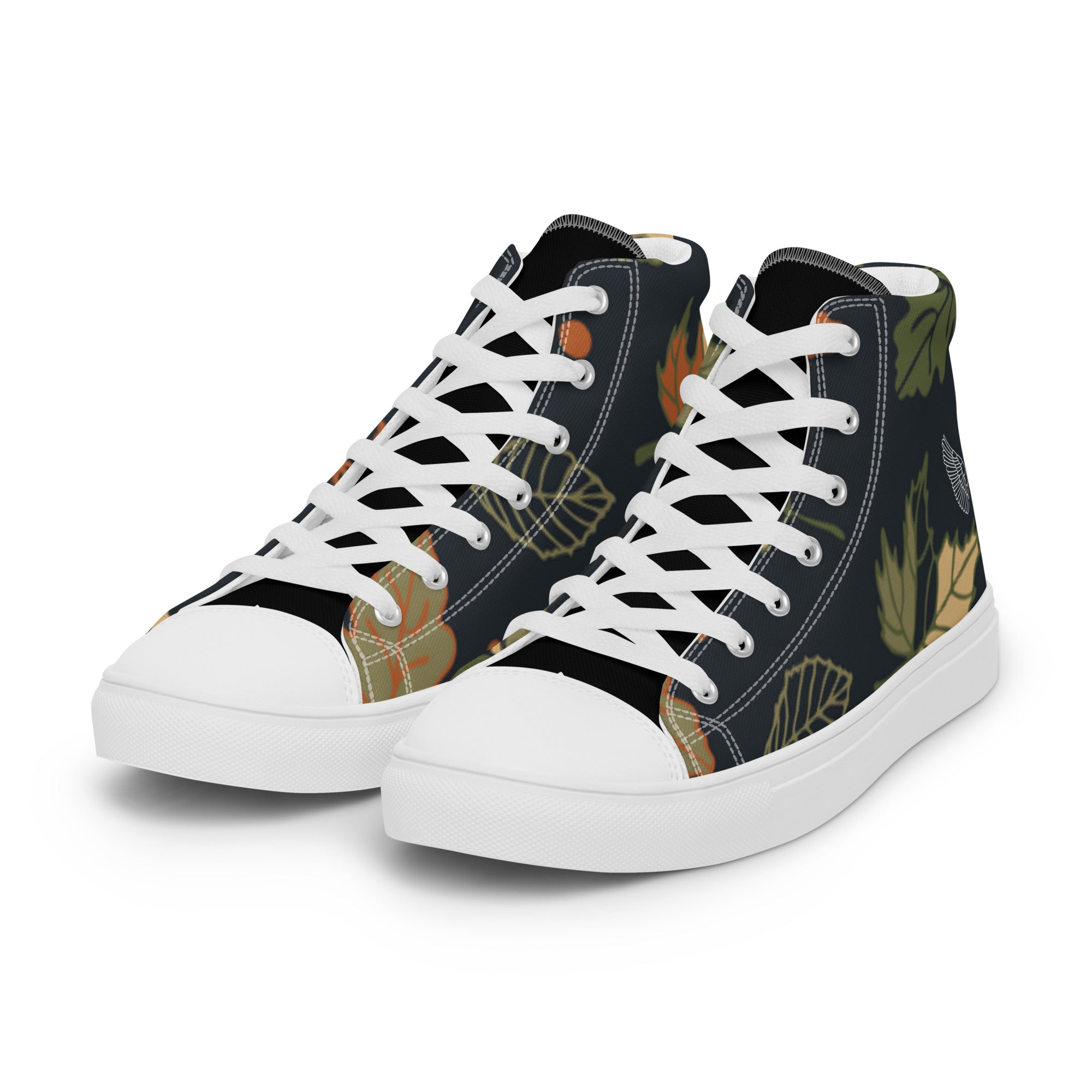 High-Top Canvas Sneaker Herren – Schwarz & Weiß | Melivero Melivero