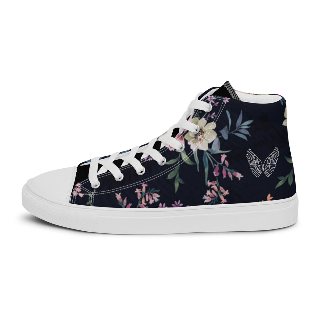 Melivero High-Top Sneaker Unisex – Canvas Leinenschuhe | Schwarz Weiß | EU 37,5–47,5 Melivero
