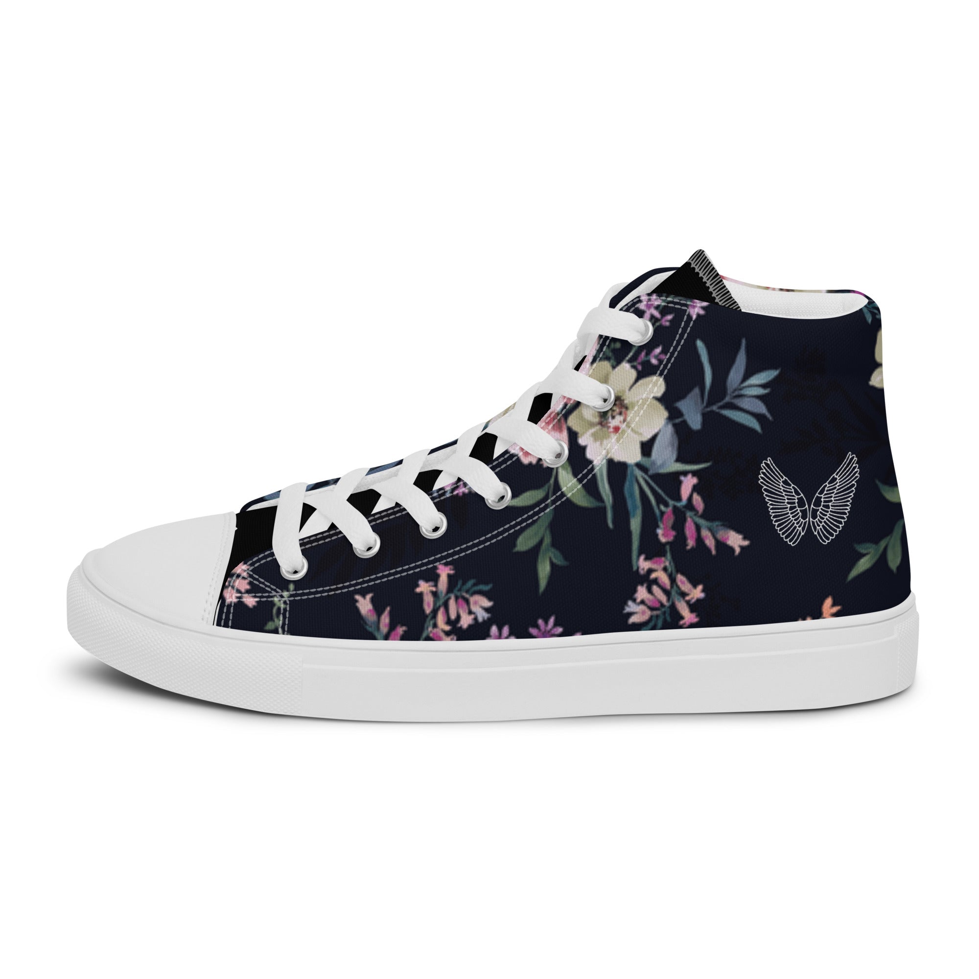 Melivero High-Top Sneaker Unisex – Canvas Leinenschuhe | Schwarz Weiß | EU 37,5–47,5 Melivero
