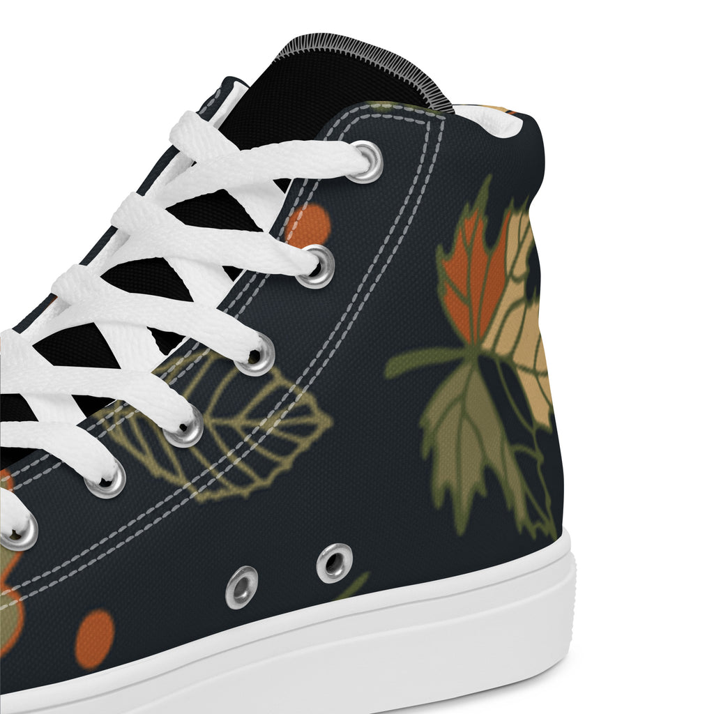 High-Top Canvas Sneaker Herren – Schwarz & Weiß | Melivero Melivero
