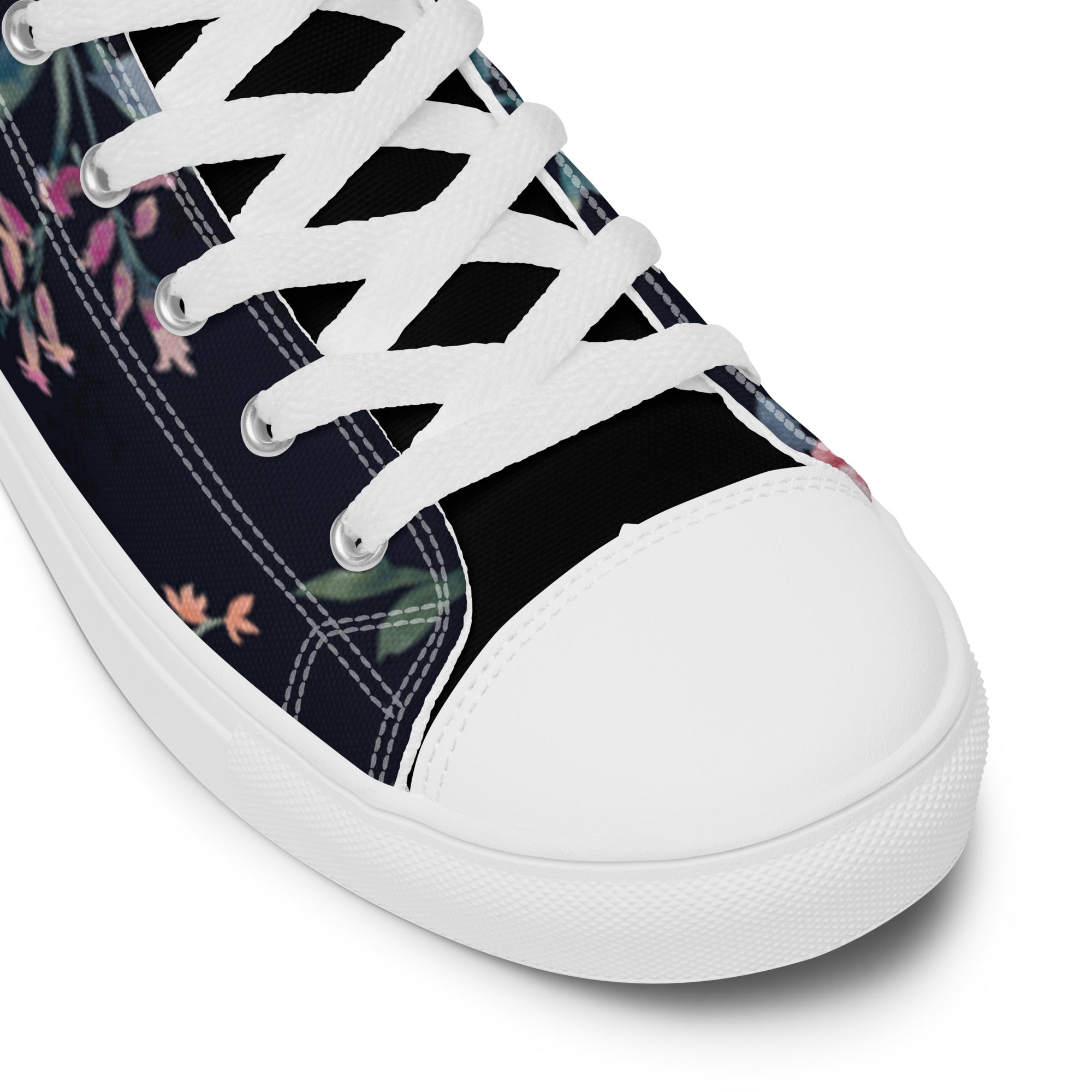 Melivero High-Top Sneaker Unisex – Canvas Leinenschuhe | Schwarz Weiß | EU 37,5–47,5 Melivero