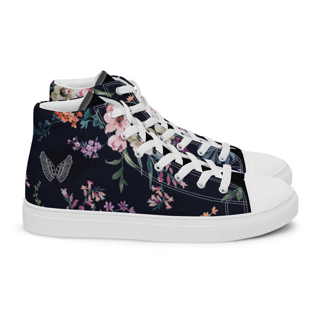 Melivero High-Top Sneaker Unisex – Canvas Leinenschuhe | Schwarz Weiß | EU 37,5–47,5 Melivero