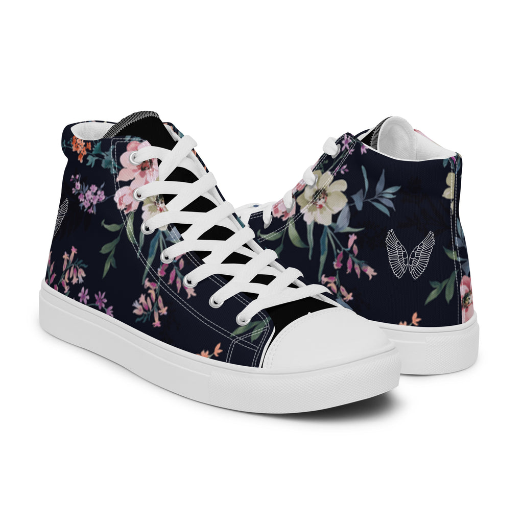 Melivero High-Top Sneaker Unisex – Canvas Leinenschuhe | Schwarz Weiß | EU 37,5–47,5 Melivero