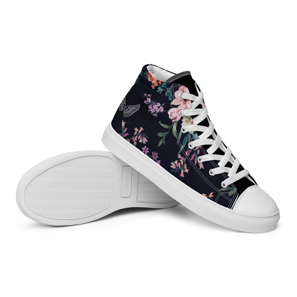 Melivero High-Top Sneaker Unisex – Canvas Leinenschuhe | Schwarz Weiß | EU 37,5–47,5 Melivero