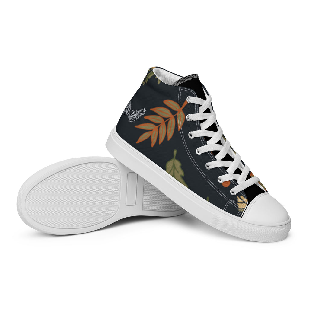 High-Top Canvas Sneaker Herren – Schwarz & Weiß | Melivero Melivero