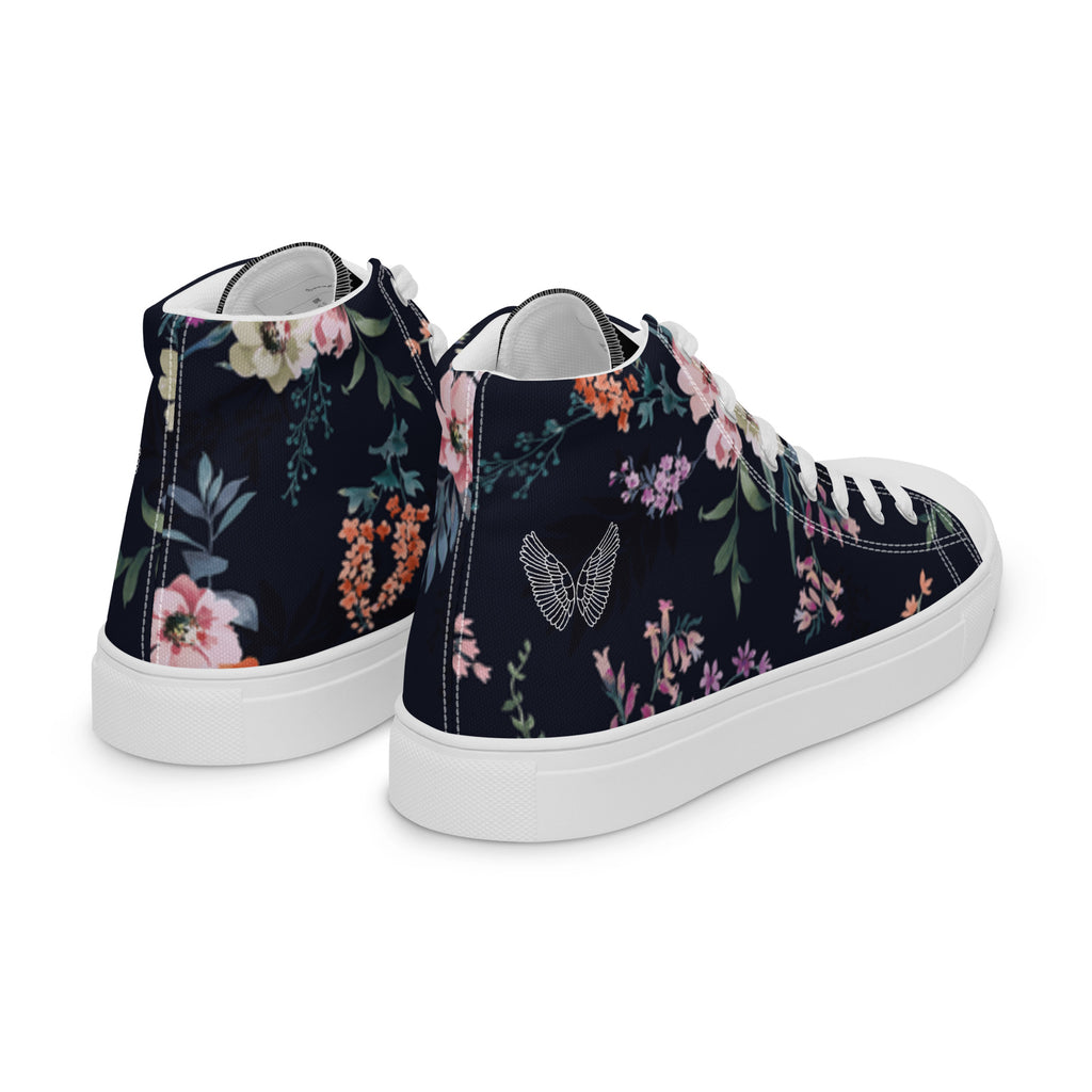 Melivero High-Top Sneaker Unisex – Canvas Leinenschuhe | Schwarz Weiß | EU 37,5–47,5 Melivero
