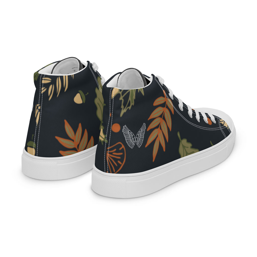 High-Top Canvas Sneaker Herren – Schwarz & Weiß | Melivero Melivero