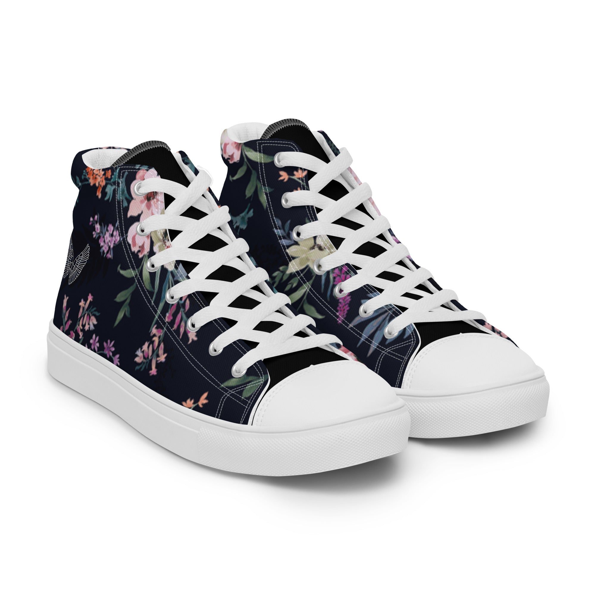 Melivero High-Top Sneaker Unisex – Canvas Leinenschuhe | Schwarz Weiß | EU 37,5–47,5 Melivero