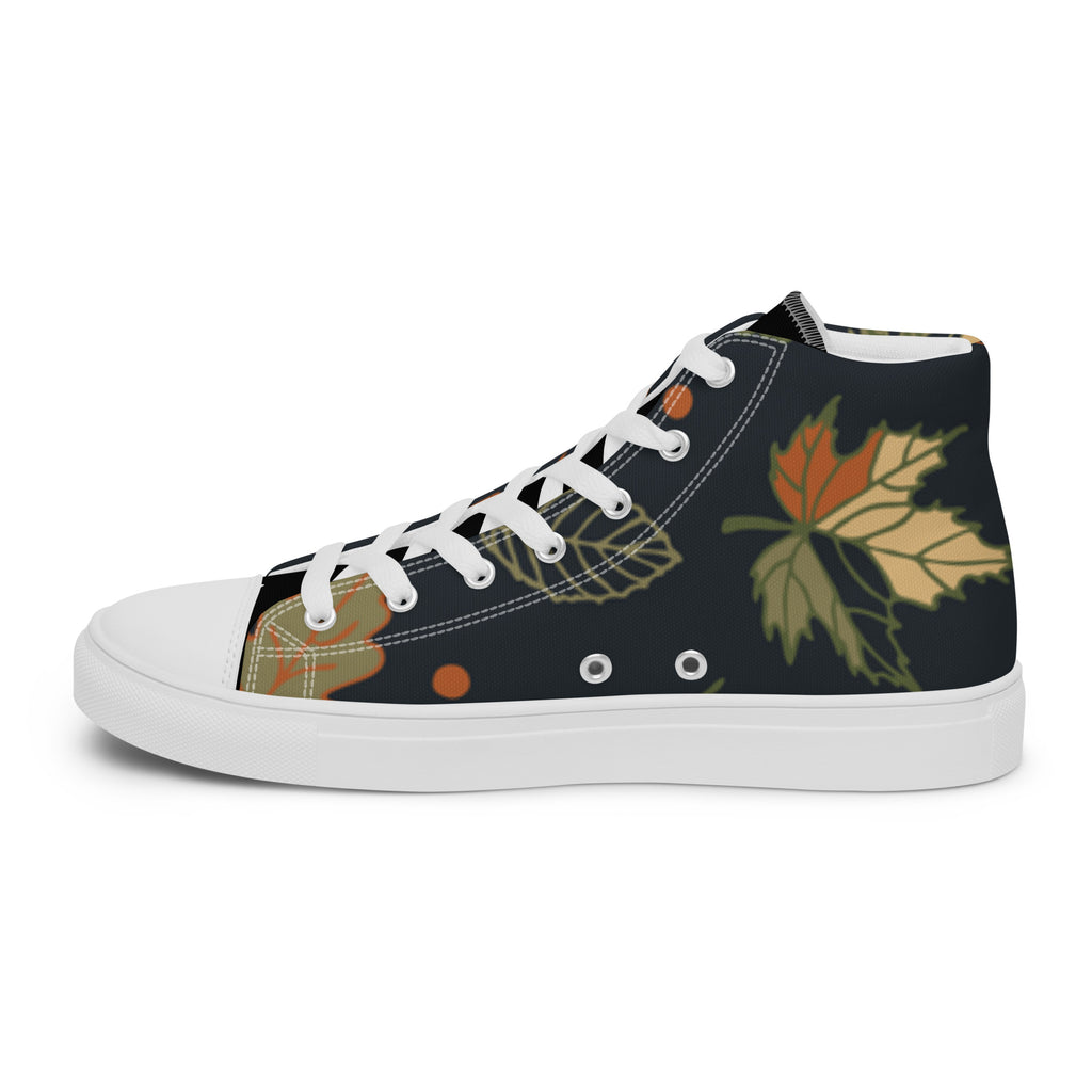 High-Top Canvas Sneaker Herren – Schwarz & Weiß | Melivero Melivero
