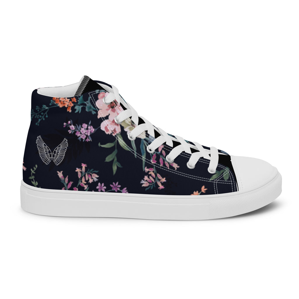 Melivero High-Top Sneaker Unisex – Canvas Leinenschuhe | Schwarz Weiß | EU 37,5–47,5 Melivero