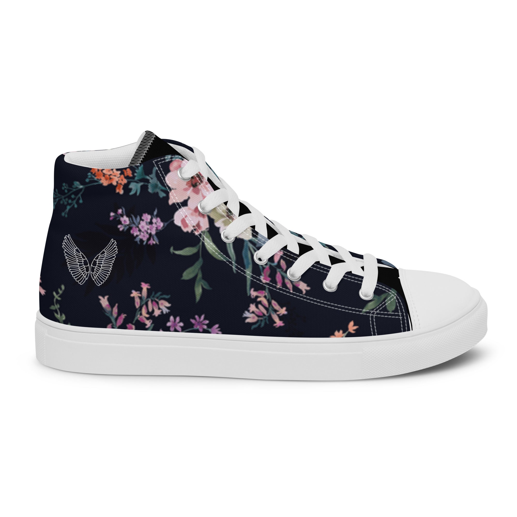 Melivero High-Top Sneaker Unisex – Canvas Leinenschuhe | Schwarz Weiß | EU 37,5–47,5 Melivero