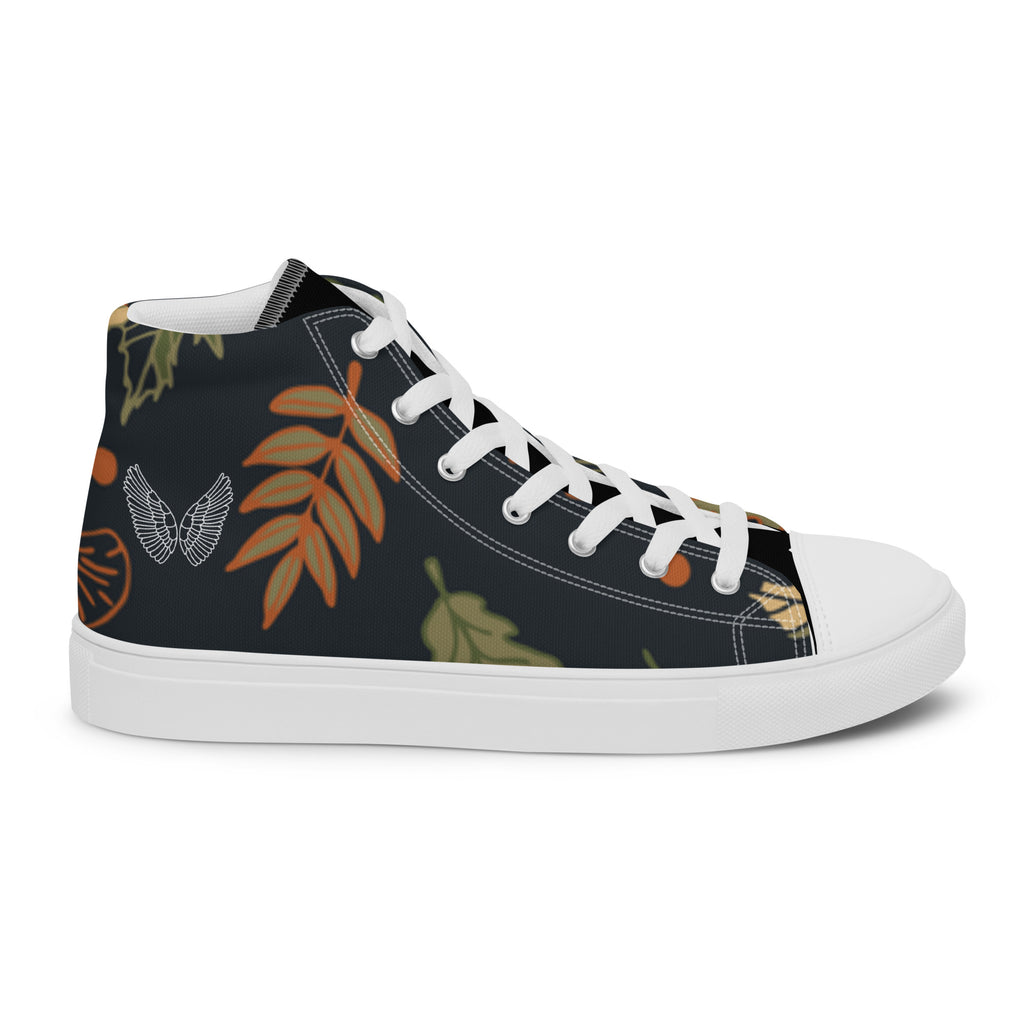 High-Top Canvas Sneaker Herren – Schwarz & Weiß | Melivero Melivero