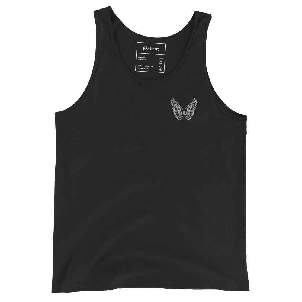 Melivero Tank Top Herren – 100% Baumwolle | Sommer Muskelshirt XS–2XL Schwarz Melivero