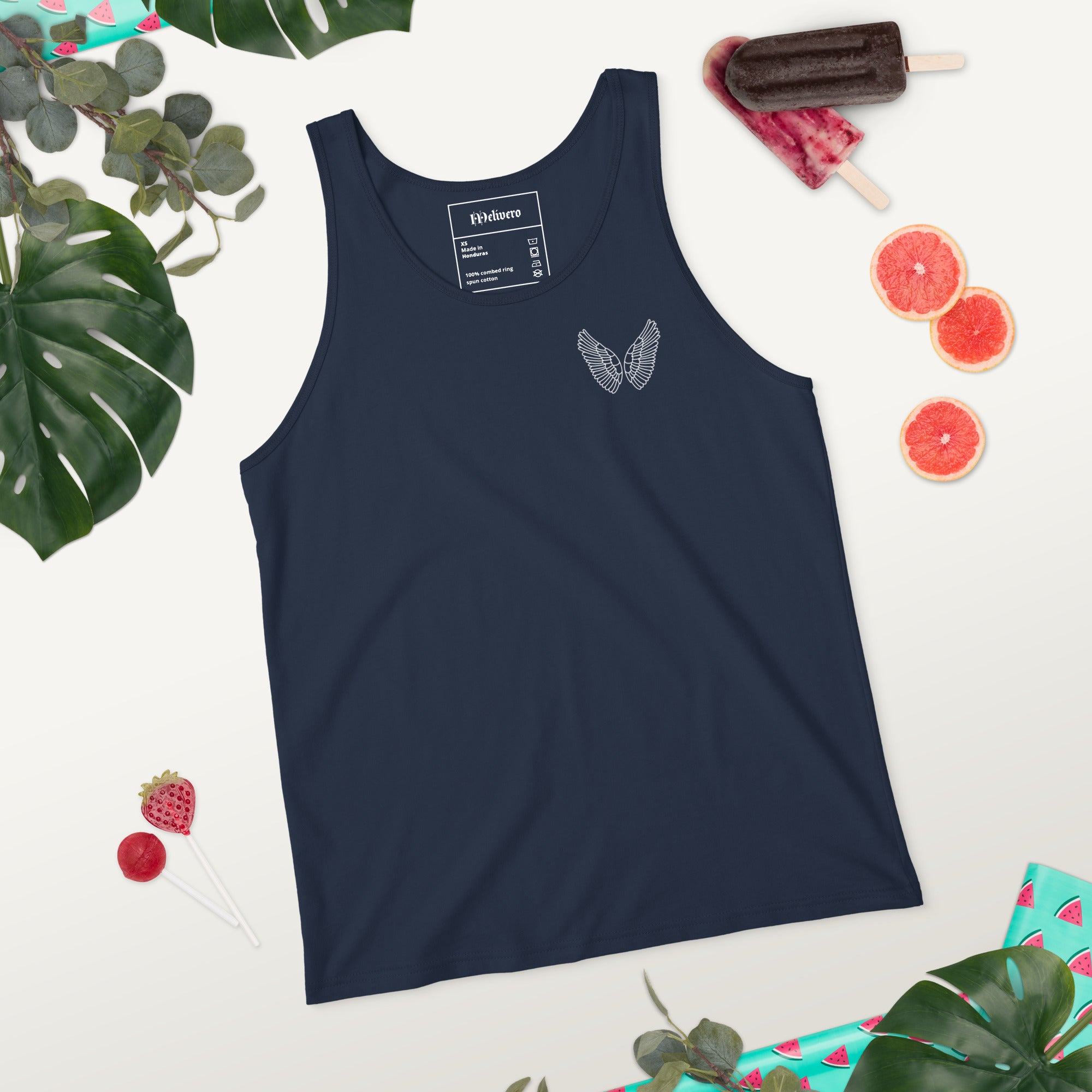 Melivero Tank Top Herren – 100% Baumwolle | Sommer Muskelshirt XS–2XL Melivero