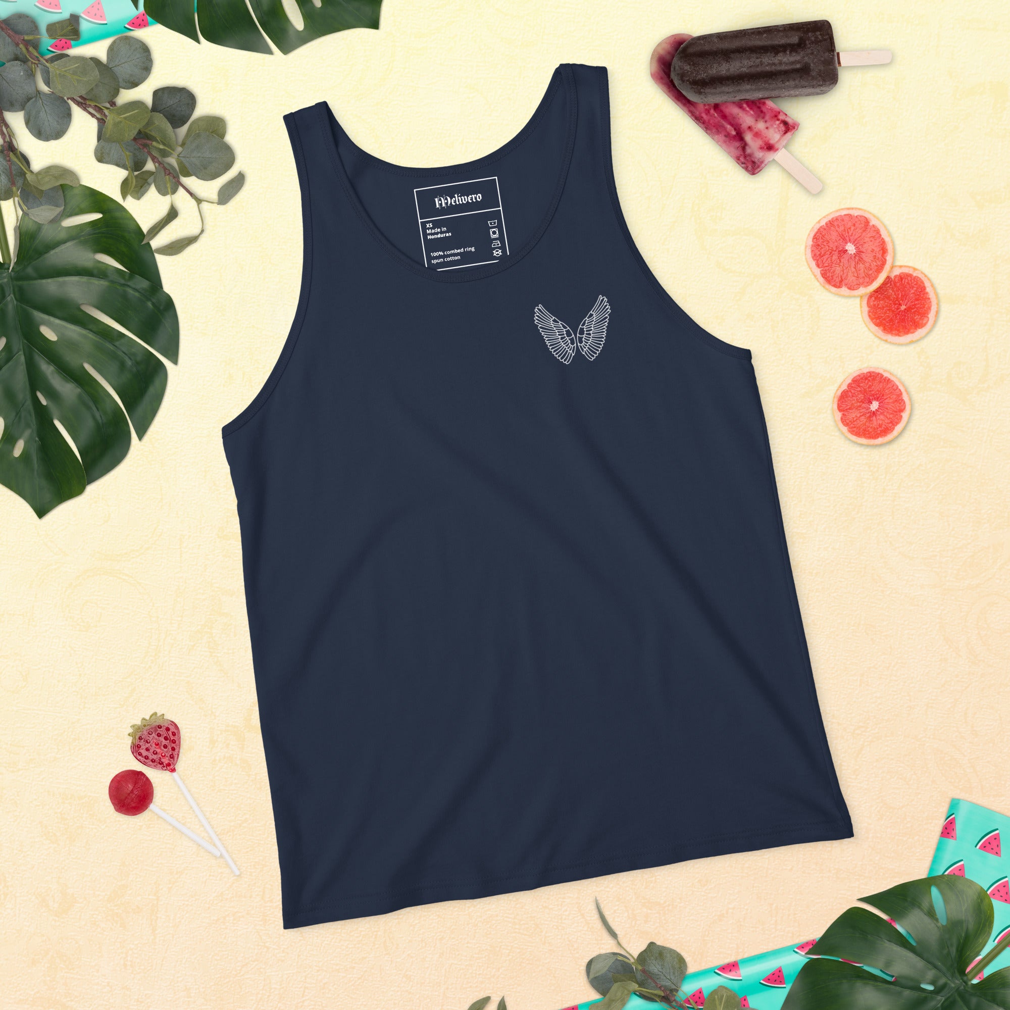 Melivero Tank Top Herren – 100% Baumwolle | Sommer Muskelshirt XS–2XL Melivero