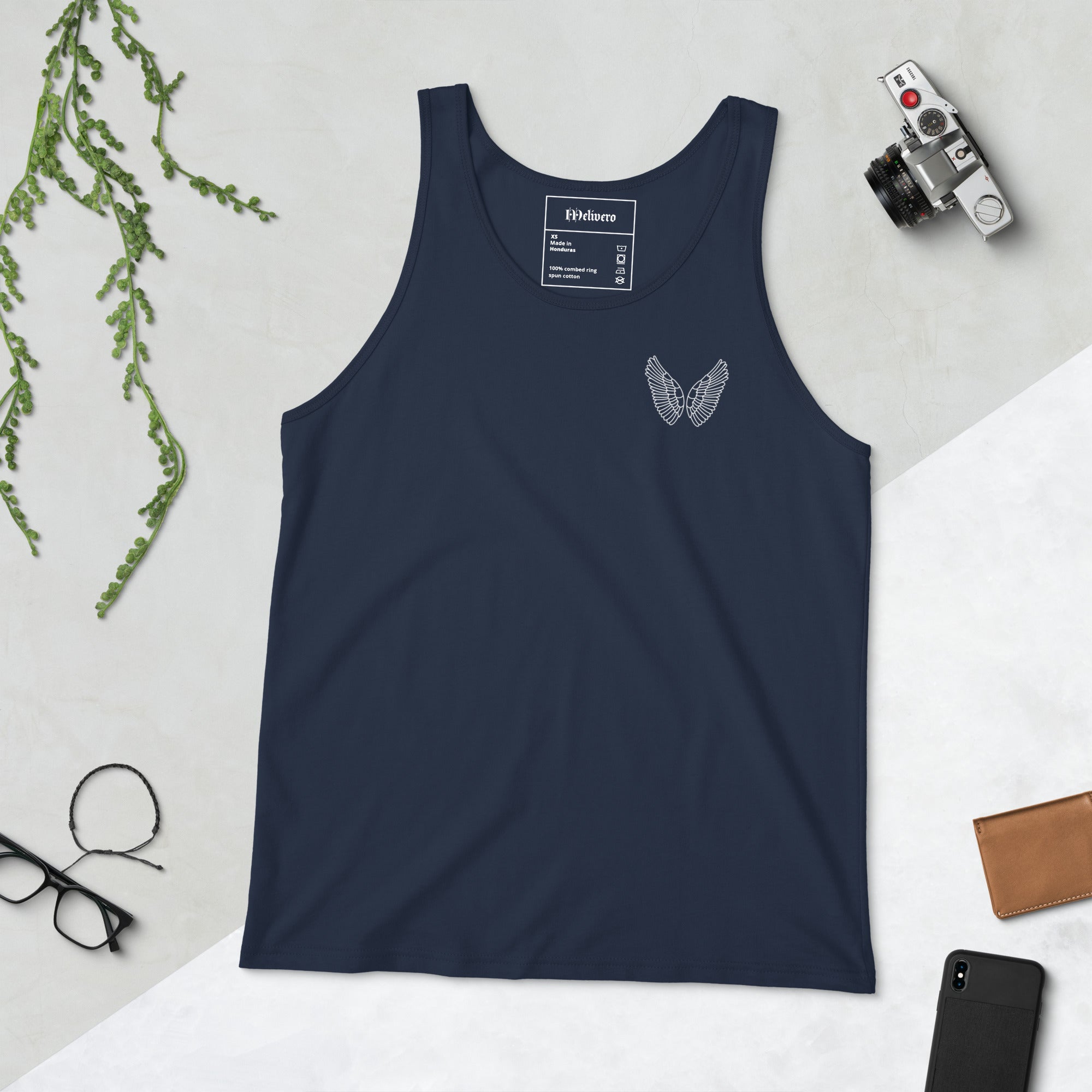 Melivero Tank Top Herren – 100% Baumwolle | Sommer Muskelshirt XS–2XL Melivero