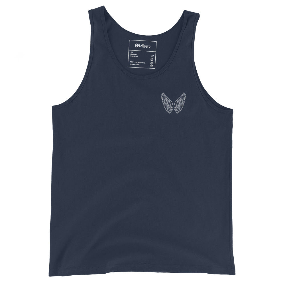 Melivero Tank Top Herren – 100% Baumwolle | Sommer Muskelshirt XS–2XL Navy Melivero