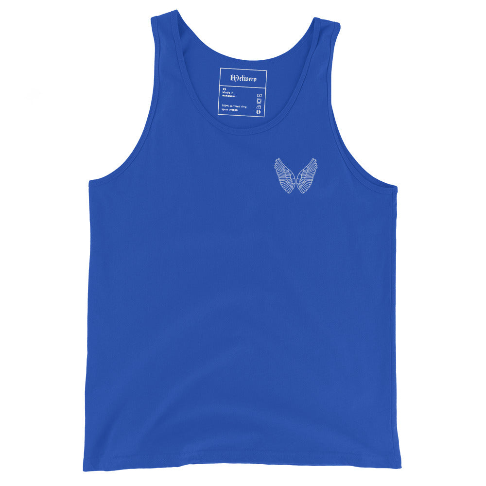 Melivero Tank Top Herren – 100% Baumwolle | Sommer Muskelshirt XS–2XL True Royal Melivero