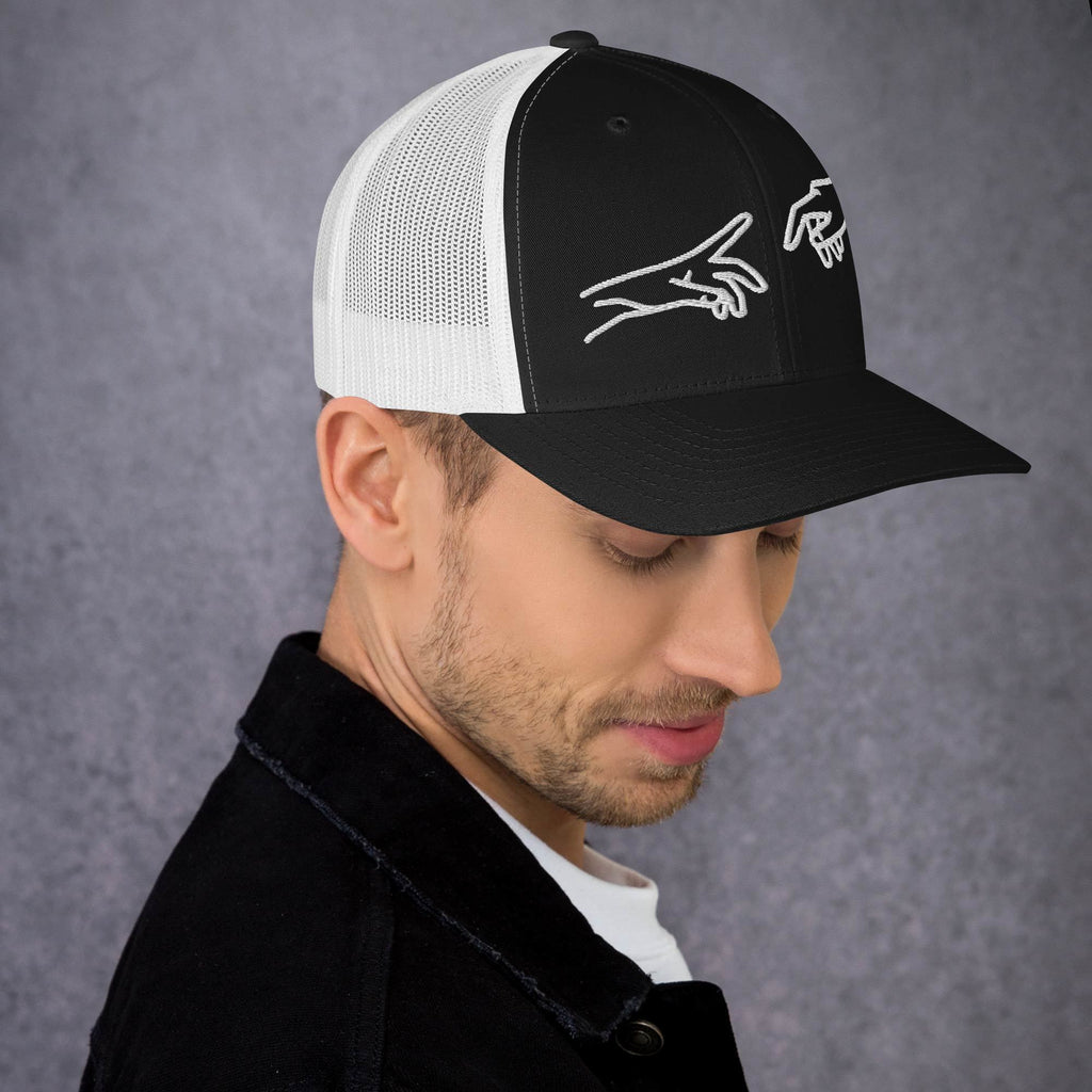 Retro Trucker Cap | Mesh-Rückseite Unisex in 14 Farben Melivero