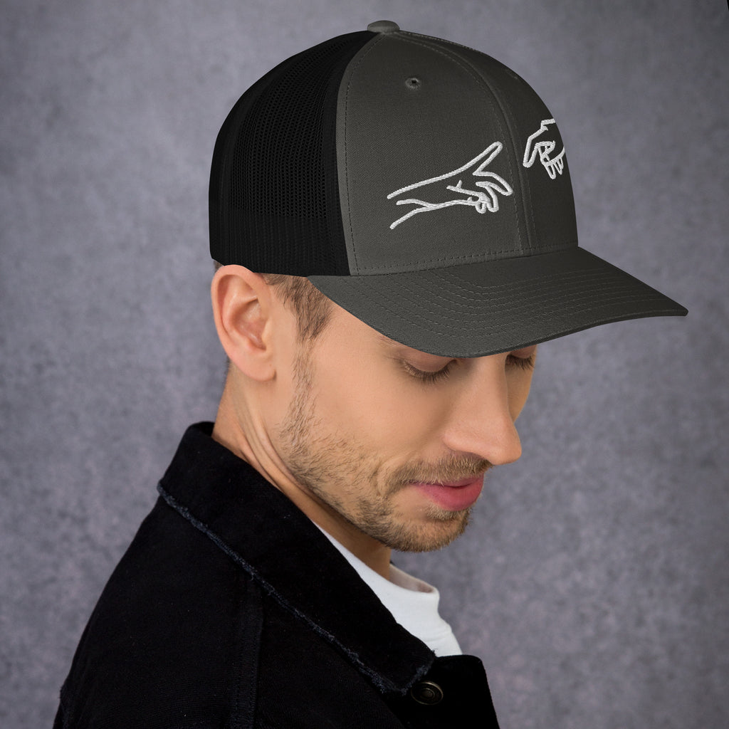 Retro Trucker Cap | Mesh-Rückseite Unisex in 14 Farben Melivero