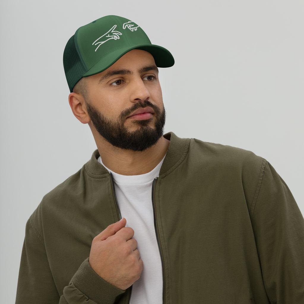 Retro Trucker Cap | Mesh-Rückseite Unisex in 14 Farben Melivero