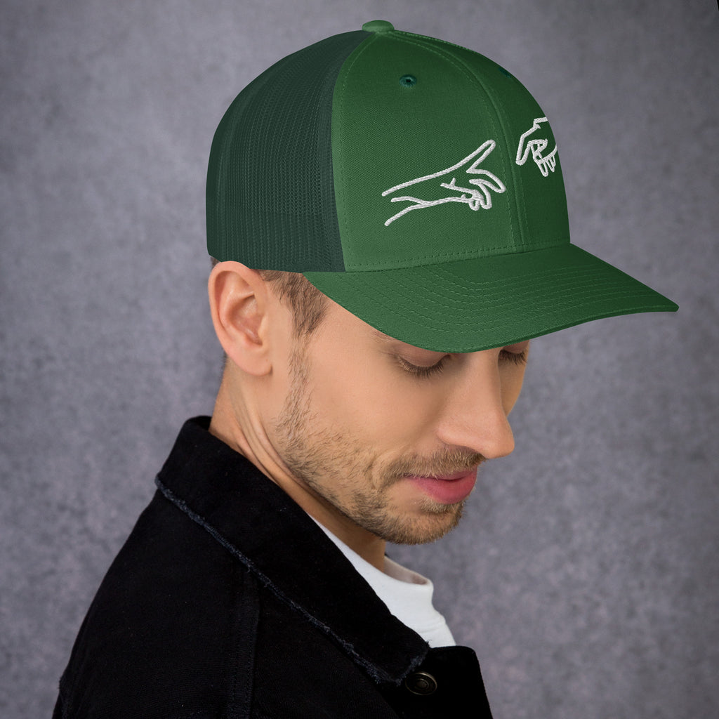 Retro Trucker Cap | Mesh-Rückseite Unisex in 14 Farben Melivero