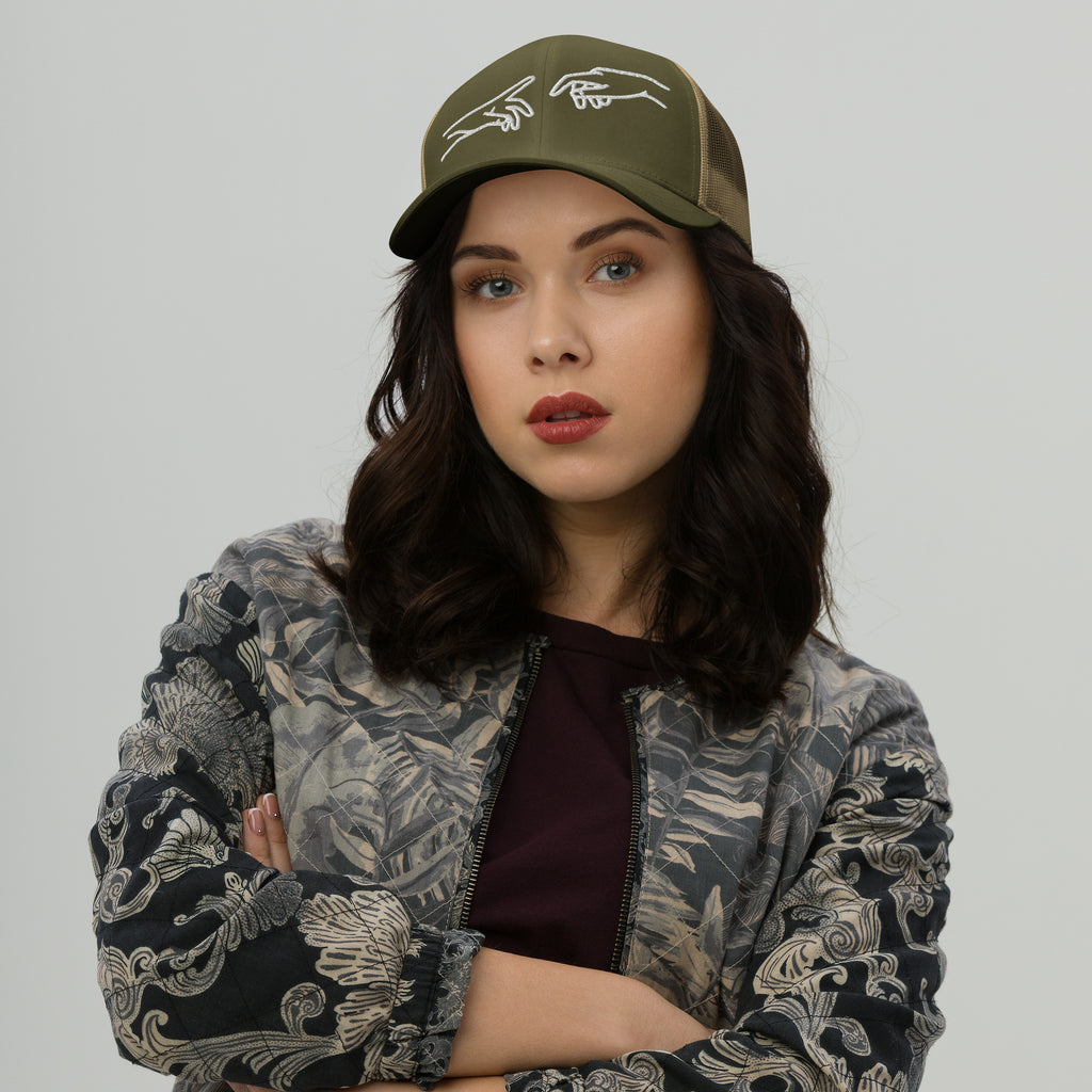 Retro Trucker Cap | Mesh-Rückseite Unisex in 14 Farben Melivero