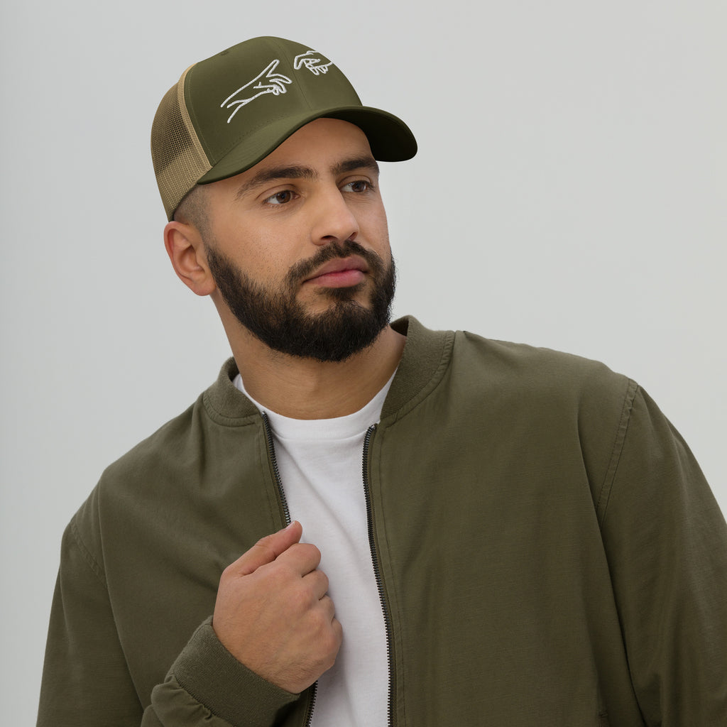 Retro Trucker Cap | Mesh-Rückseite Unisex in 14 Farben Melivero