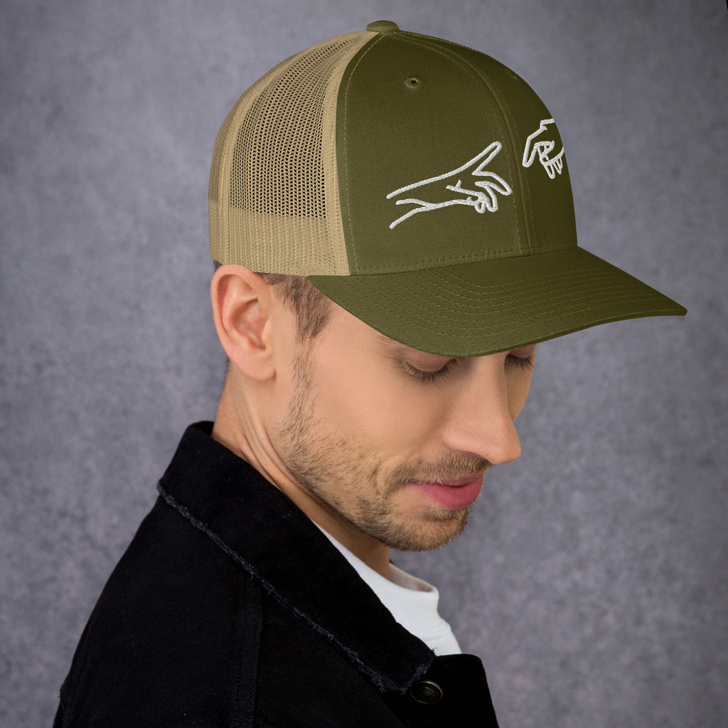 Retro Trucker Cap | Mesh-Rückseite Unisex in 14 Farben Melivero