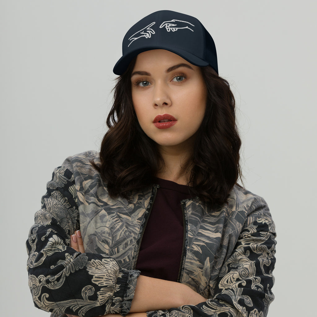 Retro Trucker Cap | Mesh-Rückseite Unisex in 14 Farben Melivero
