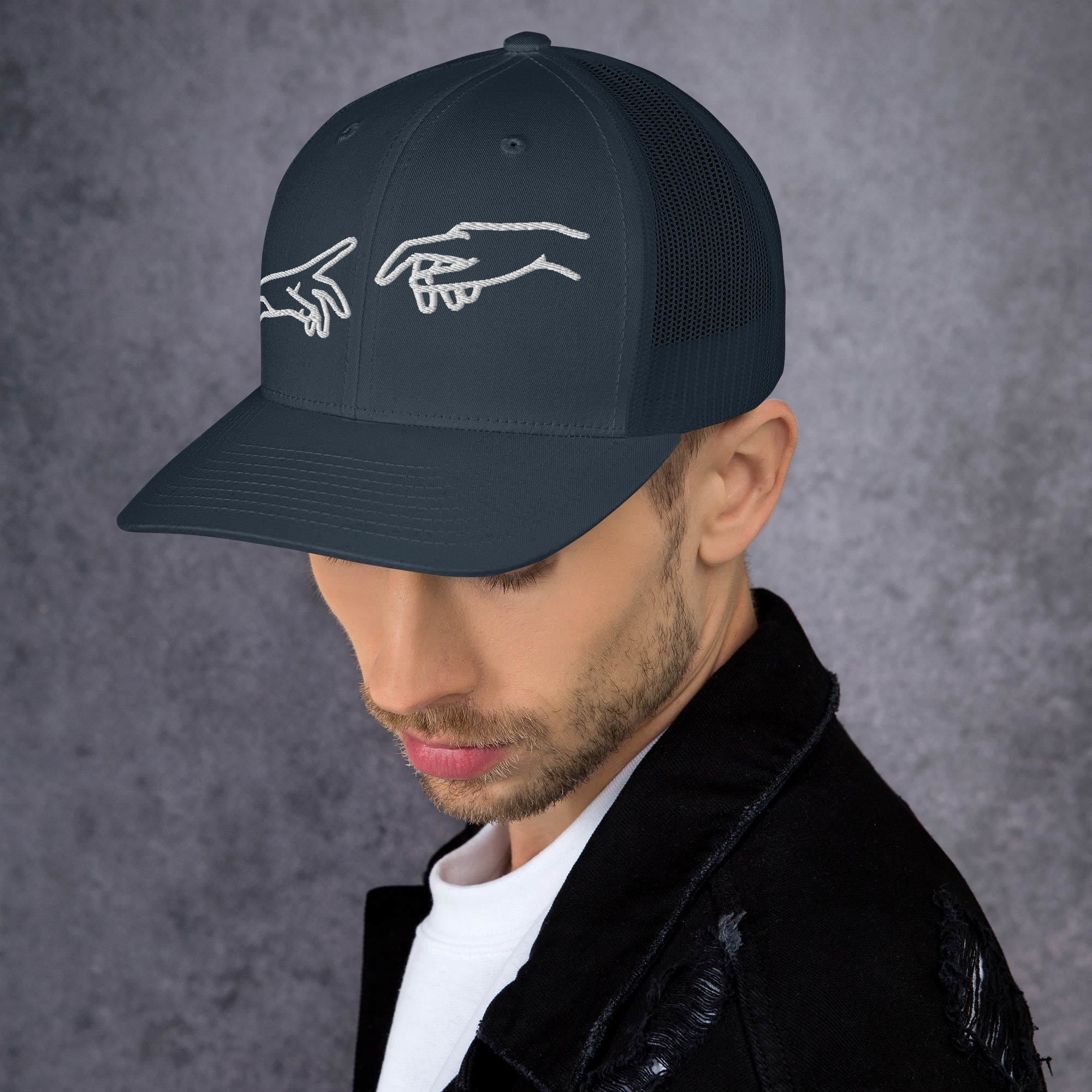 Retro Trucker Cap | Mesh-Rückseite Unisex in 14 Farben Navy Melivero
