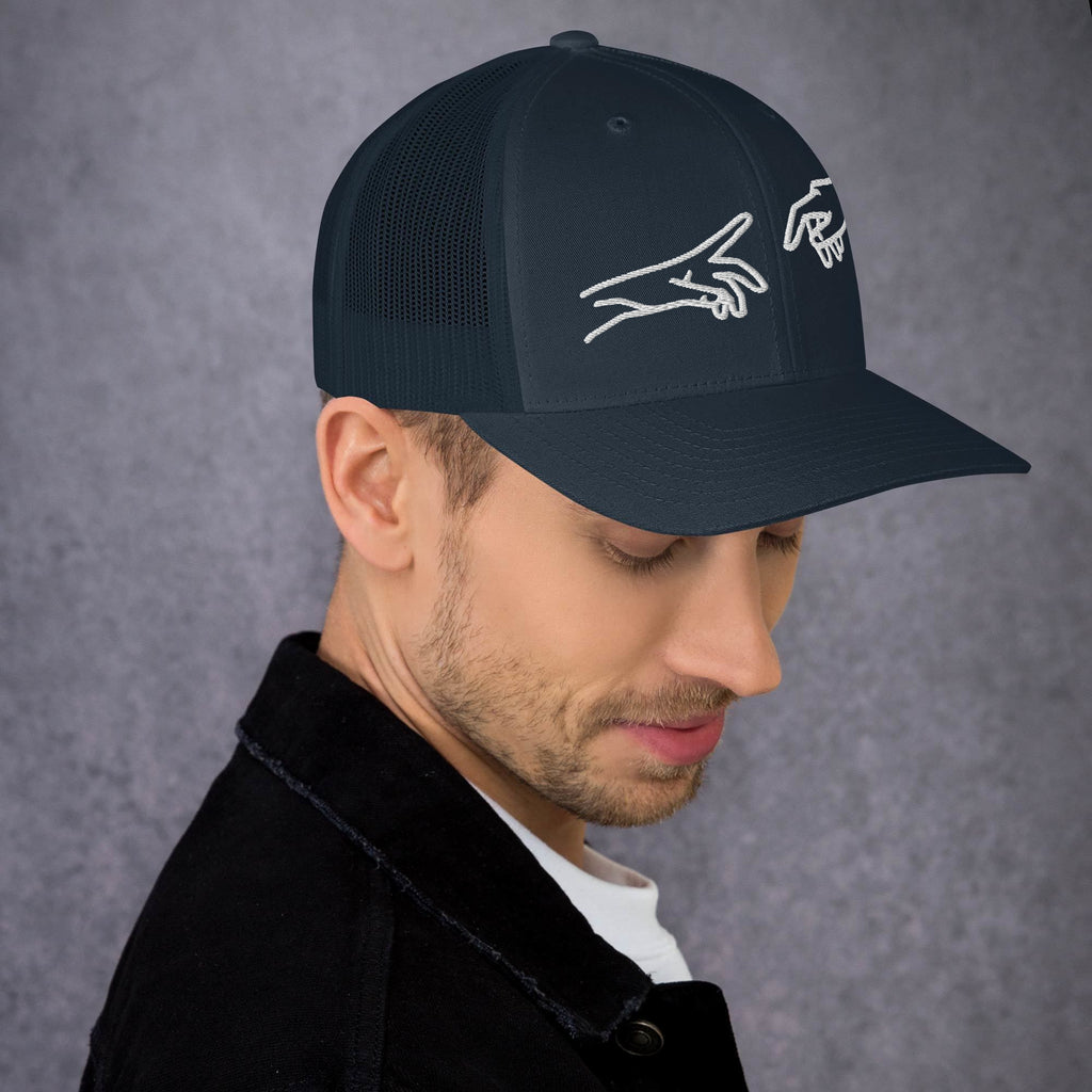 Retro Trucker Cap | Mesh-Rückseite Unisex in 14 Farben Melivero
