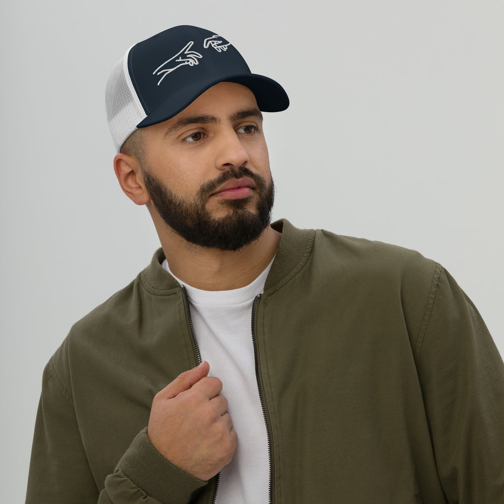 Retro Trucker Cap | Mesh-Rückseite Unisex in 14 Farben Melivero