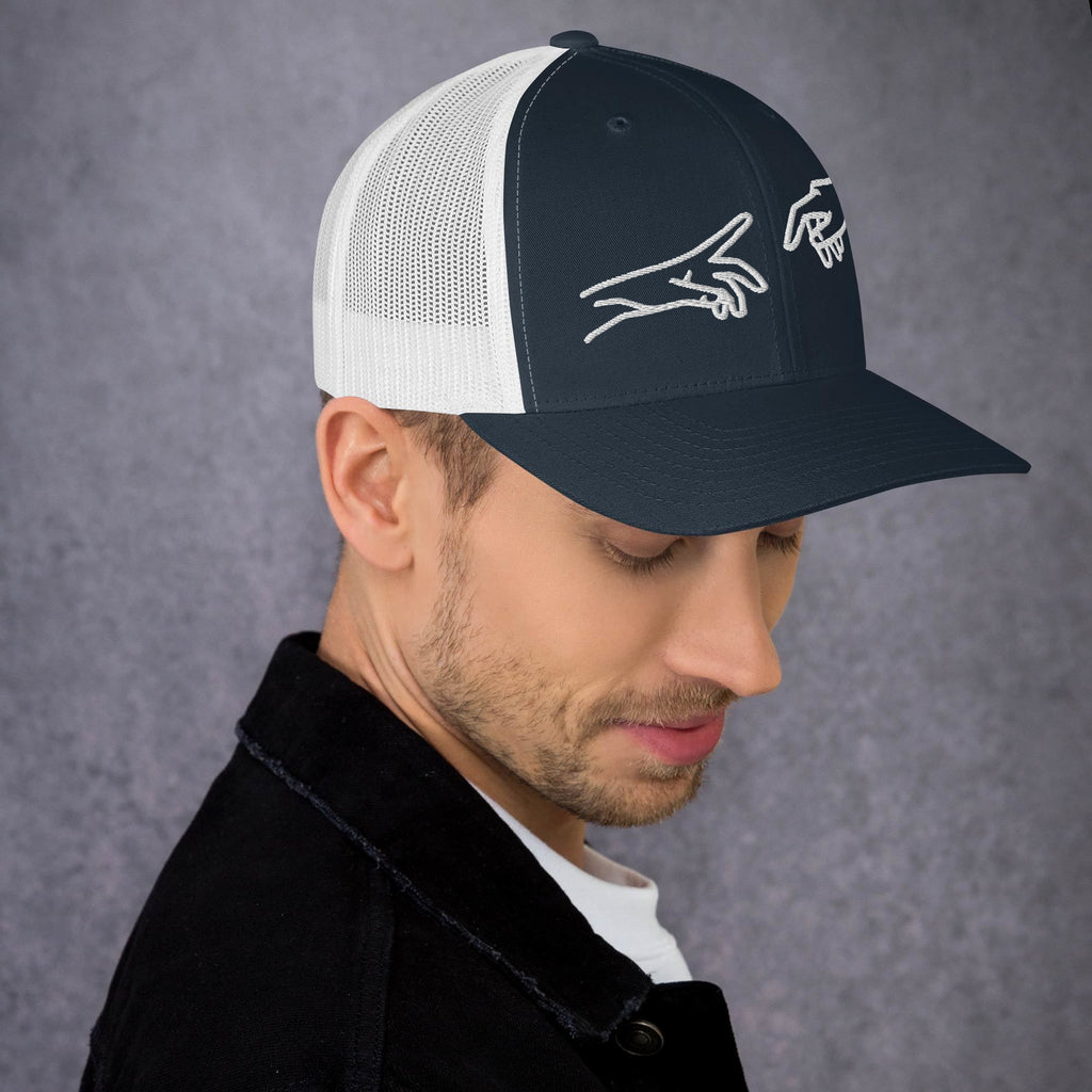Retro Trucker Cap | Mesh-Rückseite Unisex in 14 Farben Melivero